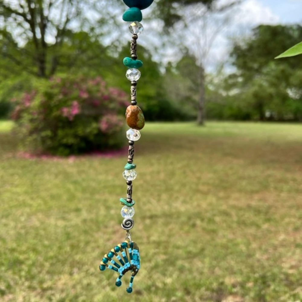 Beaded Indian Head Dress Sun Catcher